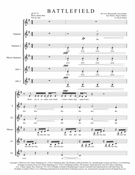 Battlefield Sheet Music