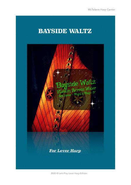 Free Sheet Music Bayside Waltz For Lever Harp Basic Score