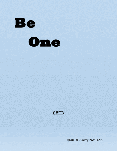 Be One Sheet Music