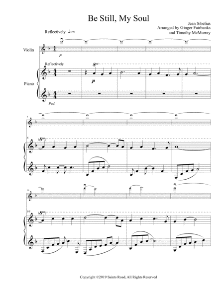 Be Still My Soul Sheet Music