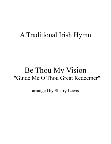 Be Thou My Vision A Traditional Irish Hymn String Duo For String Duo Sheet Music