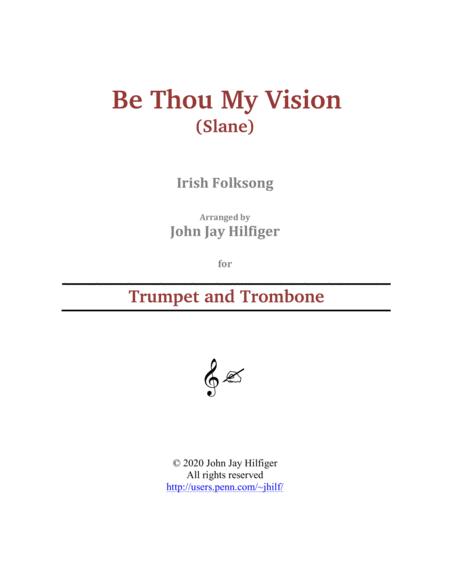 Be Thou My Vision For Trumpet And Trombone Sheet Music