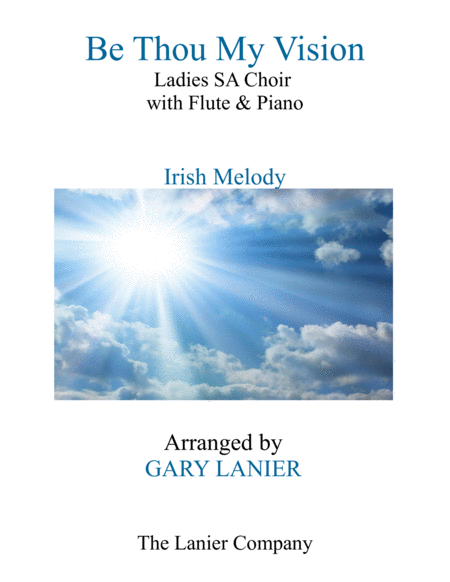 Be Thou My Vision Ladies Sa Choir Flute And Piano Sheet Music