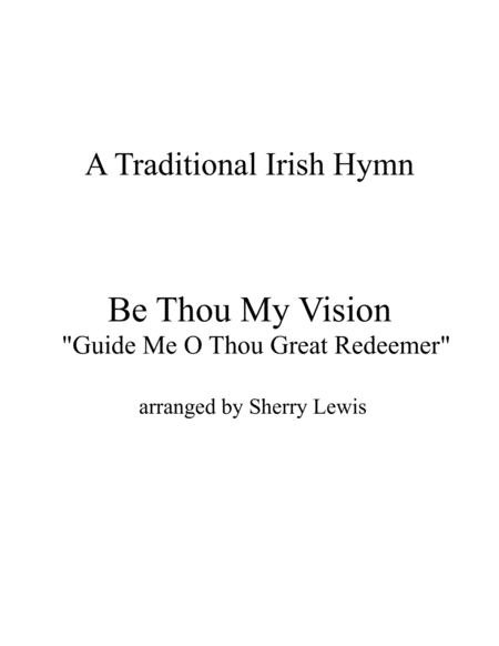 Be Thou My Vision Violin Solo For Solo Violin Sheet Music