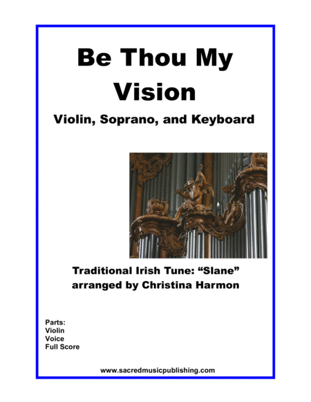 Be Thou My Vision Violin Soprano And Keyboard Sheet Music