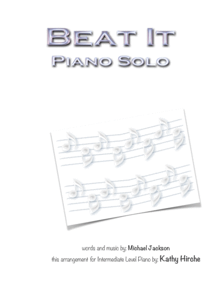 Free Sheet Music Beat It Piano Solo