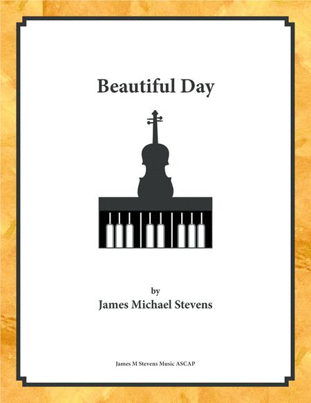 Beautiful Day Violin Piano Sheet Music