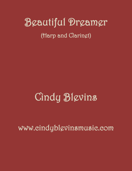 Beautiful Dreamer Arranged For Harp And Bb Clarinet Sheet Music