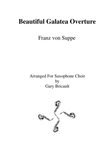 Free Sheet Music Beautiful Galatea Overture