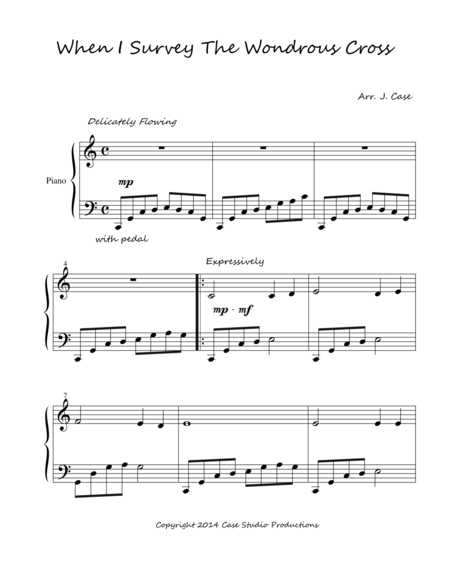 Free Sheet Music Beautiful Simplicity Series Hymns Set 1