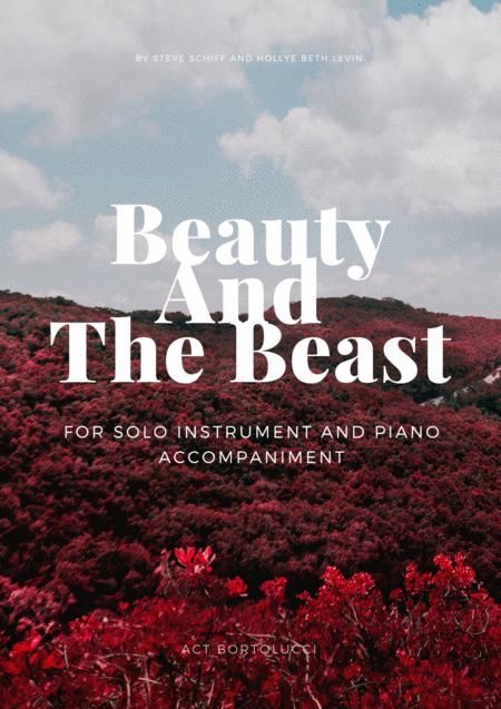 Beauty And The Beast Alto Sax And Piano Sheet Music