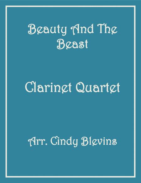 Beauty And The Beast For Clarinet Quartet Sheet Music