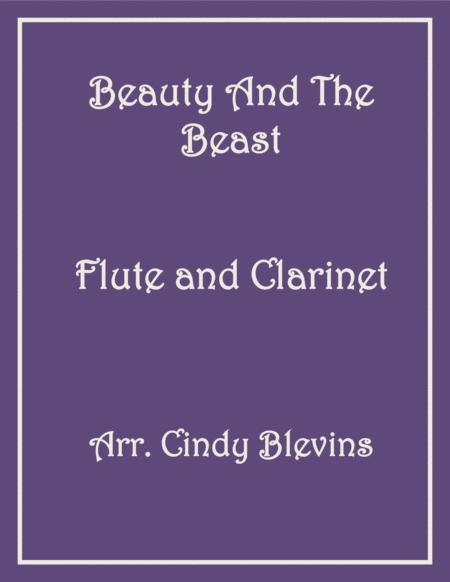 Beauty And The Beast For Flute And Clarinet Sheet Music