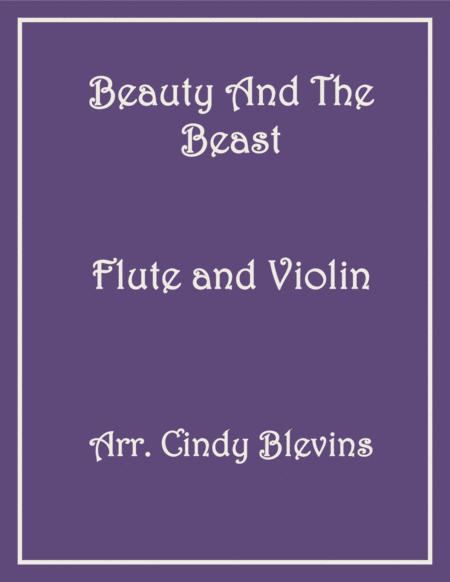 Beauty And The Beast For Flute And Violin Sheet Music