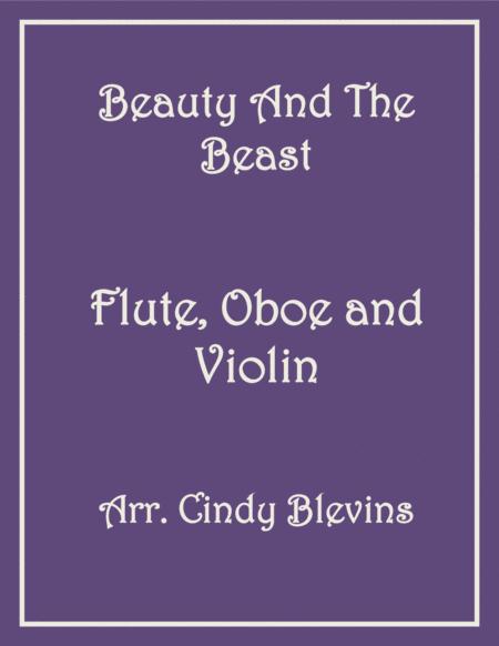 Free Sheet Music Beauty And The Beast For Flute Oboe And Violin