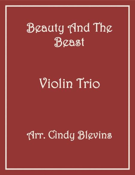 Free Sheet Music Beauty And The Beast For Violin Trio