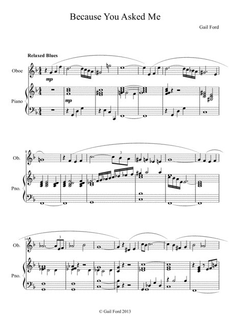 Because You Asked Me Sheet Music