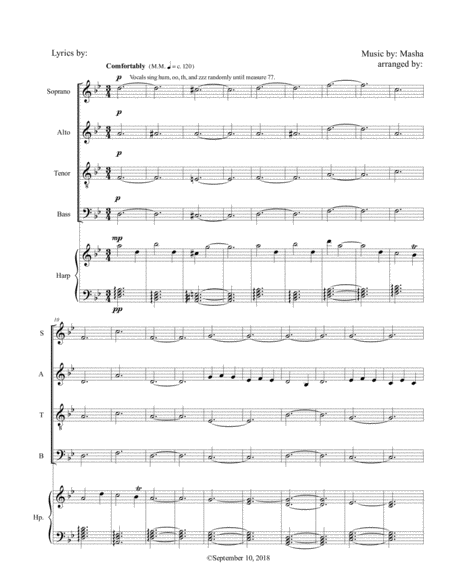 Bee Lullaby Sheet Music