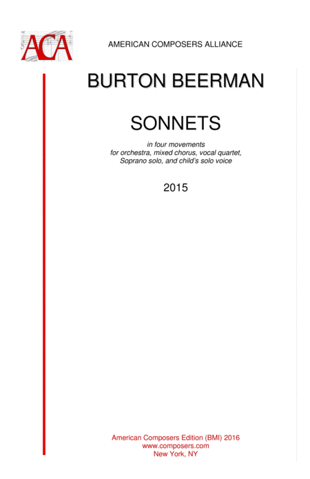 Free Sheet Music Beerman Sonnets