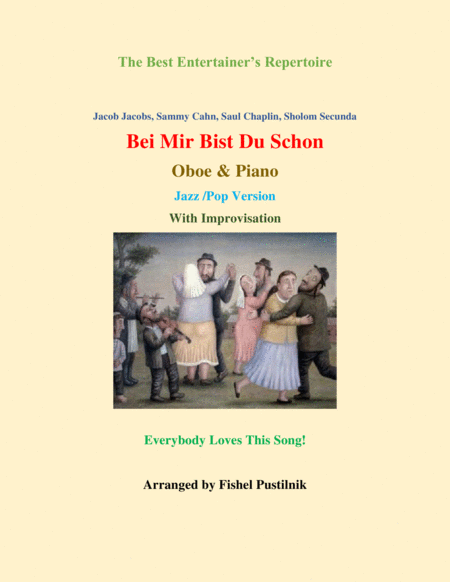 Bei Mir Bist Du Schon Means That You Re Grand For Oboe And Piano Jazz Pop Version Video Sheet Music