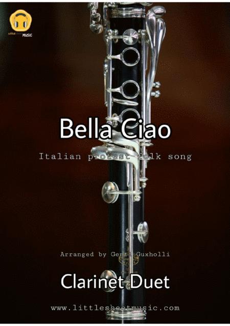 Bella Ciao Clarinet Duet Sheet Music