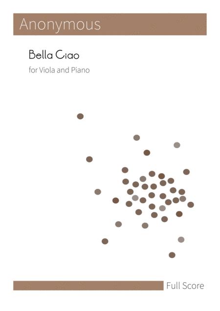 Bella Ciao For Viola And Piano Sheet Music