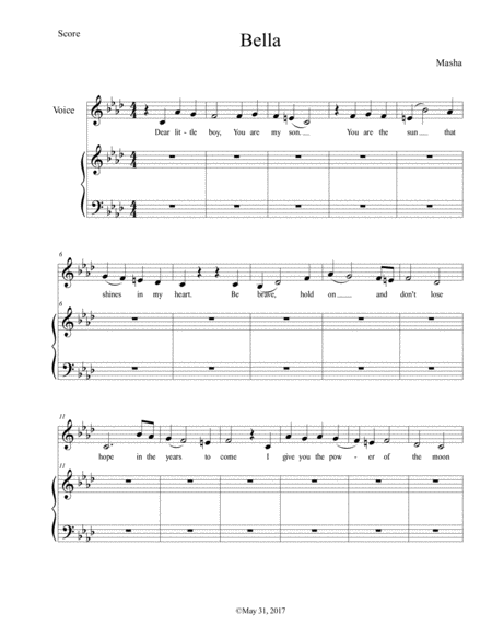 Bella Sheet Music