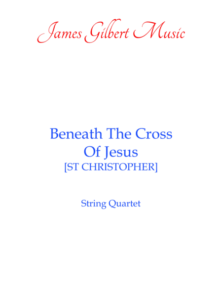 Free Sheet Music Beneath The Cross Of Jesus St20