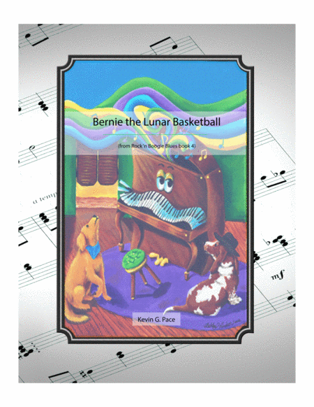 Bernie The Lunar Basketball Piano Solo Sheet Music