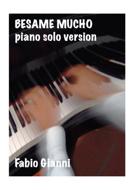 Free Sheet Music Besame Mucho Kiss Me Much Piano Jazz Version