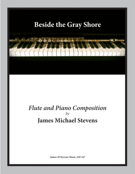 Beside The Gray Shore Flute Piano Sheet Music