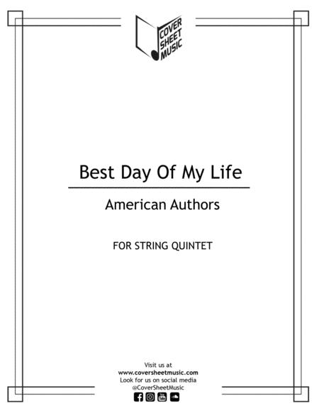 Free Sheet Music Best Day Of My Life String Quintet String Orchestra