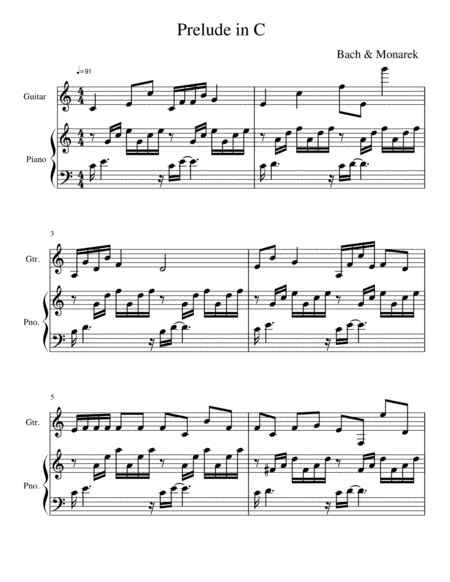 Free Sheet Music Best Prelude And C Melody