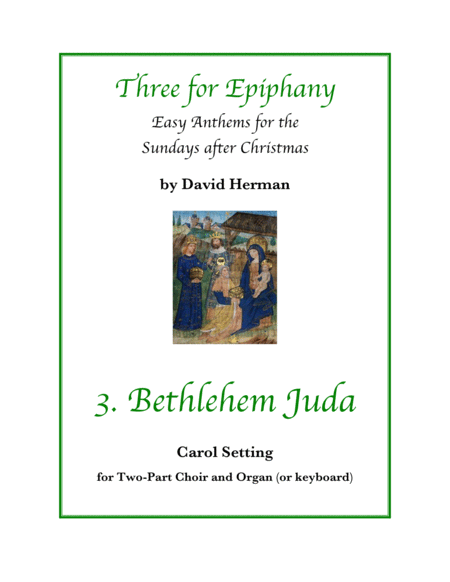 Bethlehem Juda Sheet Music