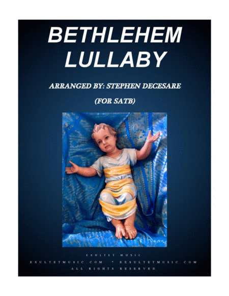 Free Sheet Music Bethlehem Lullaby For Satb