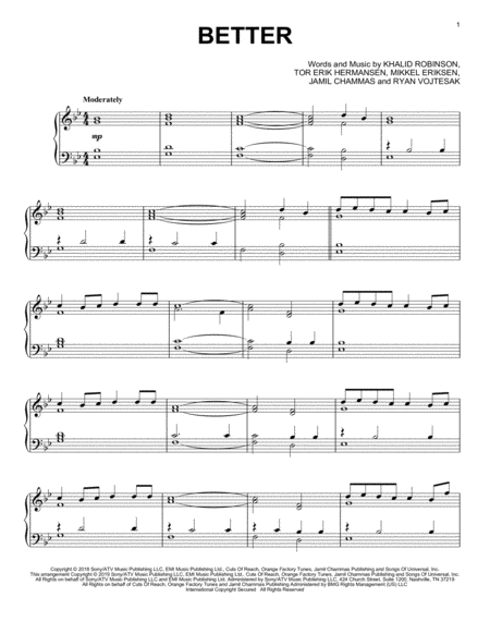 Better Sheet Music