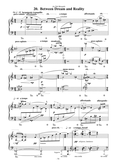 Between Dream And Reality For Solo Piano From The Piano Cycle The Old Photo Box Sheet Music