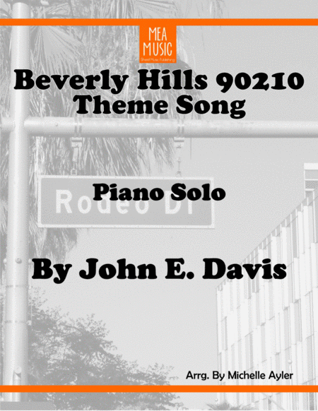 Beverly Hills 90210 Theme Song Sheet Music