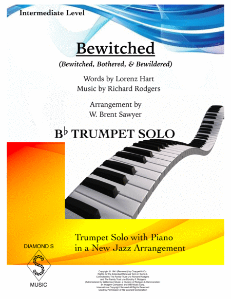 Bewitched Bb Trumpet Solo With Piano Sheet Music