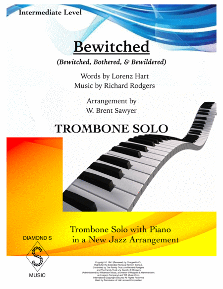 Free Sheet Music Bewitched Trombone Solo With Piano