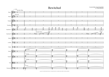 Bewitched Tv Theme For Studio Band With Strings Sheet Music