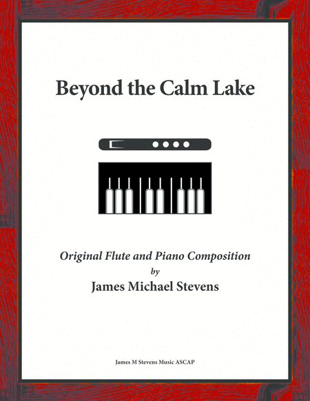 Beyond The Calm Lake Flute Piano Sheet Music