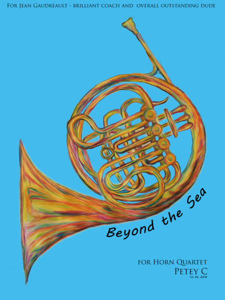 Beyond The Sea For Horn Quartet Sheet Music