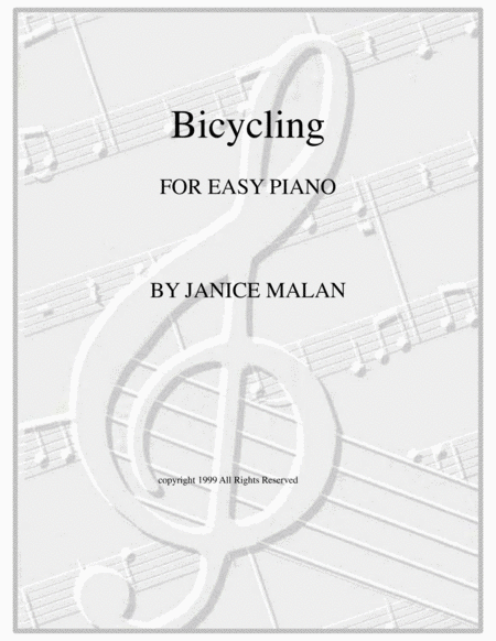 Bicycling For Piano Solo Sheet Music