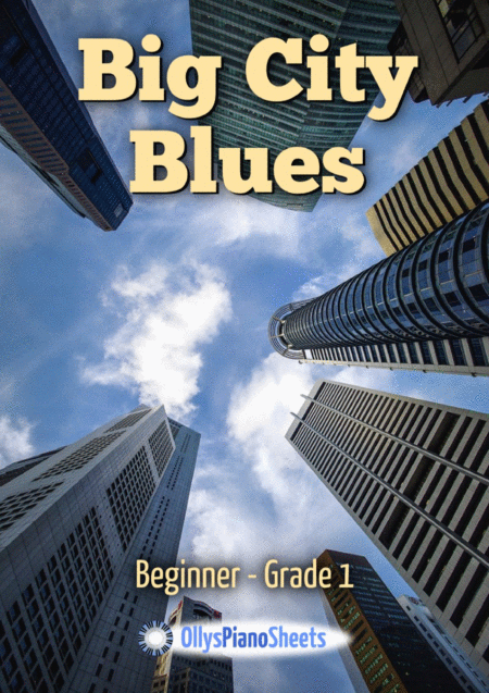 Big City Blues Swing Piano Solo Sheet Music