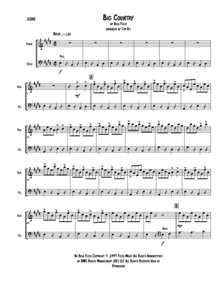 Big Country Sheet Music