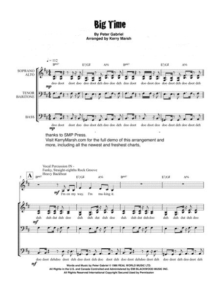 Big Time Sheet Music