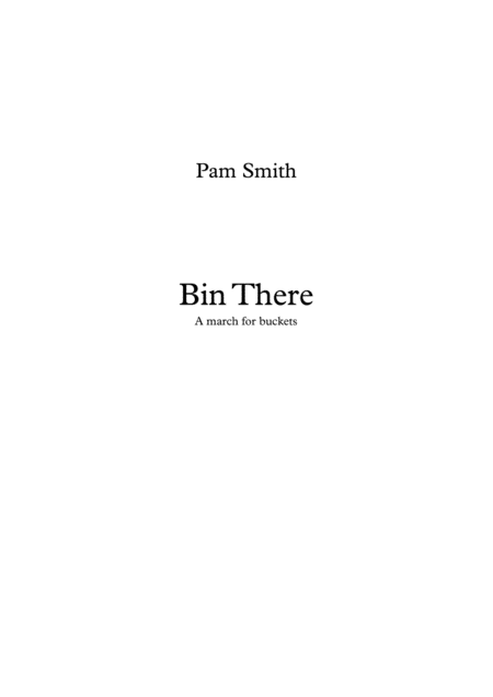 Bin There Sheet Music