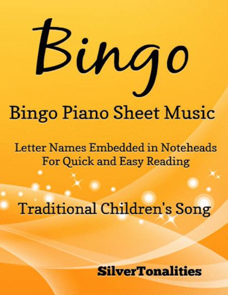 Free Sheet Music Bingo Beginner Piano Sheet Music