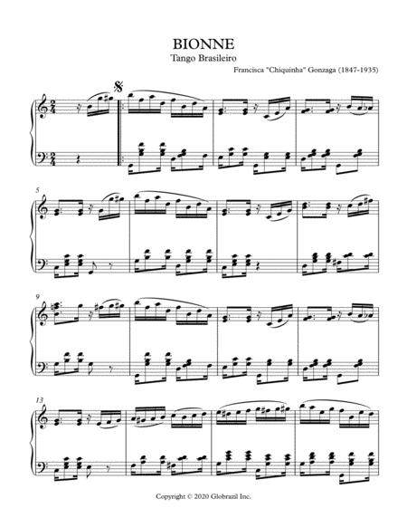 Free Sheet Music Bionne